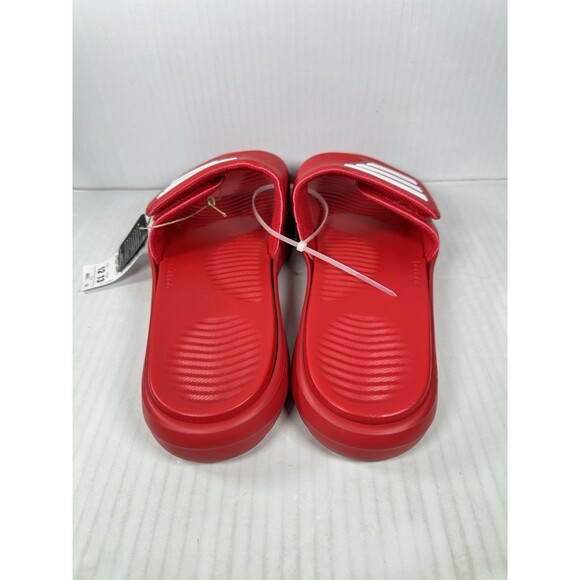 Size 12 Adidas Alphabounce Slide 2 Mens Red Slip On Sandals IE6422 Comfort NEW - Picture 4 of 7